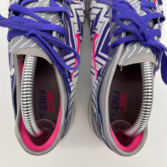 Nike Free 5.0 TR Fit 5 PRT Shoes Women's 9 Purple Pink Athletic Running Sneakers - Picture 6 of 8